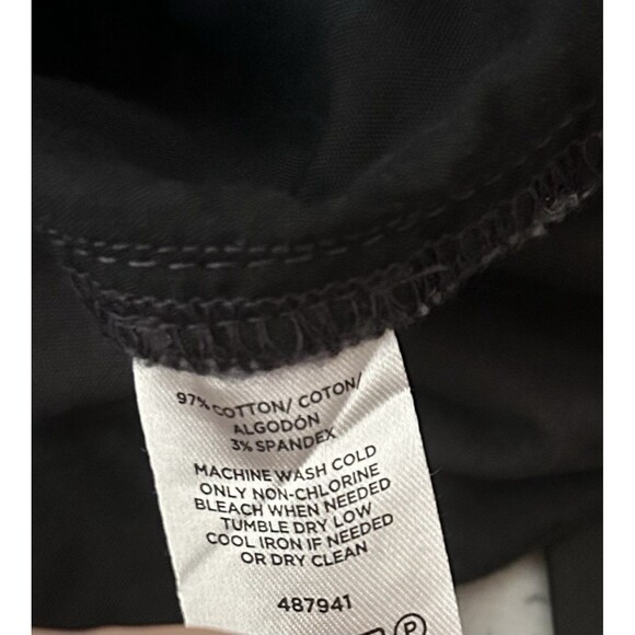 Loft Bermuda Roll Shorts Womens size 12 Stretch Dark Gray Mid Rise New - Picture 8 of 8